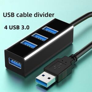 USB랜포트 USB 허브 멀티 2M PC 멀티플 어댑터 4포트 익스팬더 SPLITTER 고속 30CMECHATRONICS1 컴퓨터용