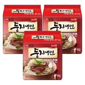 농심 둥지냉면 비빔냉면 162g 12개