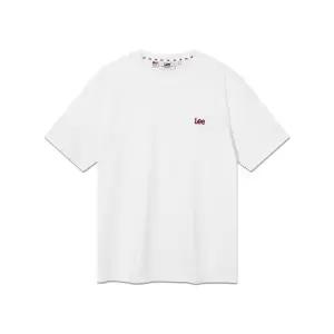 [LEE]리반팔티 CQK LE2602ST02WH 스몰 트위치 로고 반팔 티셔츠 화이트