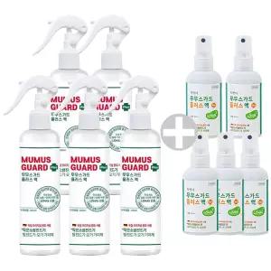 무무스가드플러스 액 200ml x 5개 + 80ml x 5개 디펜더 진드기 퇴치제 모기 기피제