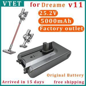 Dreame V11 VVT1 VVN6 무선 진공 청소기 18650 배터리 팩 용 새 원본 교체