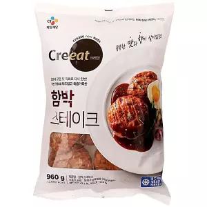 생활 크레잇 떡갈비 씨제이제일제당 함박 스테이크 960G 수앤서C1