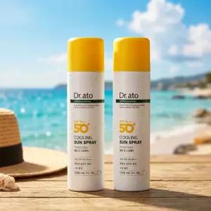 닥터아토 쿨링 선 스프레이 150ml x 2개 뿌리는 선크림 썬 미스트