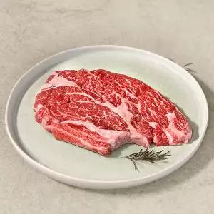 블랙비프 냉장 소고기 소목등심 (척아이롤) 구이용 600g