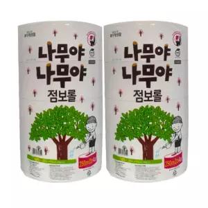 미래생활 나무야나무야 점보롤 2겹, 250m x 4롤 x 2팩