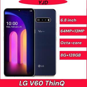 LG V60 ThinQ 미국 버전 안드로이드 폰 6.8인치 스냅드래곤 865 4/5G NFC 8GB+128GB ROM 오리지널 언락 98%