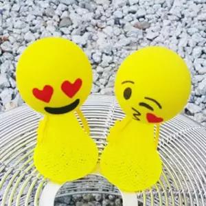 표정 점핑셔틀콕 이모티콘볼 아이디어상품 스마일 공 50개입  [m805331]