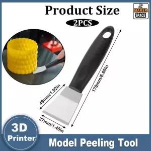 3D 프린터 도구 업그레이드된 폴리싱 스테인리스 메탈 스크래퍼 모델 제거용 스파튤라