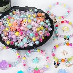 비즈아트 820KRM46 다른 비즈와 조합 대용량 500g 비즈세트 8종