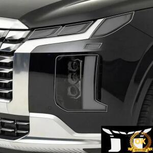 자동차 헤드 라이트 보호 필름 훈제 블랙 색조 랩 비닐 투명 TPU 스티커 For Hyundai Palisade 2022-2023