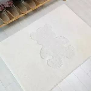 국내산 극세사 욕실 현관 발매트 아이보리 60x90cm