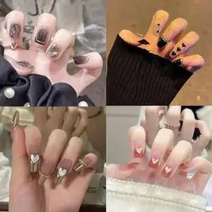 붙이는 셀프 네일팁 1P 네일아트 아무 파츠 관리 손톱