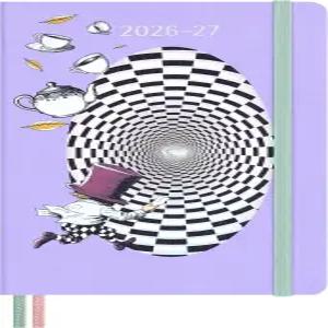몰스킨 한정판 앨리스의 원더랜드 모험 2026-2027 주간 플래너 18개월(2026년 7월~2027년 12월) 하드 커버