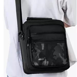 ( )남성 데일리 미니 쇼퍼백 나들이 메신저백 블랙 크로스 가방