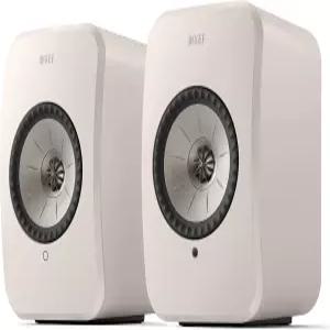 KEF LSX II LT 무선 하이파이 스피커(스톤 화이트 페어)