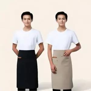 바리스타 작업용 주방방수 70cm 업소용 유니폼 방수 허리앞치마