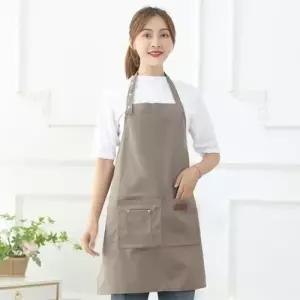 단추앞치마 방수 앞치마 바리스타 카페 공방