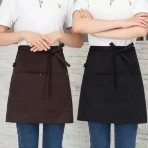 카페용 생활방수 주방 앞치마 앞치마 하프 방수 주방 하프