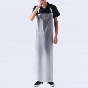 ( )pvc 방수 앞치마 115x80 반투명 공장앞치마 코팅앞치마