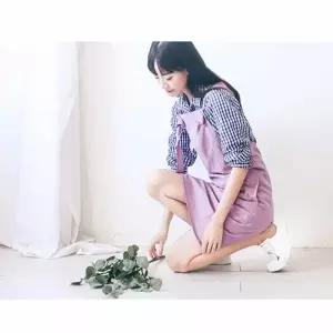 ( )예쁜앞치마 퍼플 앞치마 면앞치마