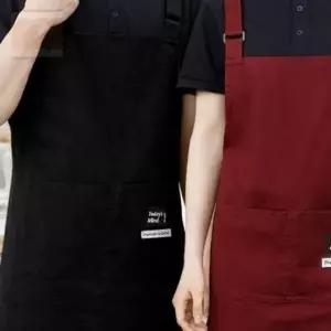 스토어 연 로고가능 방수앞치마 미용실앞치마 목공앞치마