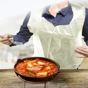 ( )일회용 위생 앞치마 배식용앞치마 급식실앞치마