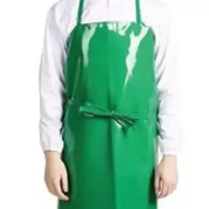 그린 목끈형 롱앞치마 주방앞치마 설거지앞치마 공장앞치마 작업앞치마 양면방수
