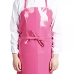 딥핑크 대형 H형앞치마 업소앞치마 공장앞치마 시장앞치마 주방앞치마 양면방수