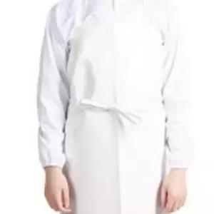 화이트 대형 롱앞치마 주방앞치마 시장앞치마 정육점앞치마 방수앞치마 고리형