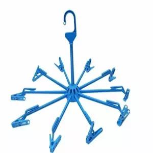 이우 집게형 양말건조대 10구 양말걸이 빨 빨래 모자