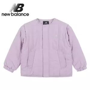 뉴발란스 키즈 소매 탈착 퀼팅 점퍼(NK9QDB492U-70)_바이올렛