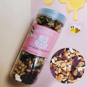 [추억의 믹스넛] 허니버터 핑크 믹스넛 450g x 3개