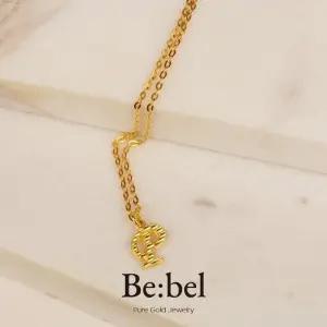 순금목걸이 3.75g(1돈 한돈) 24k 남자 여자 디자인 이니셜 P 비벨
