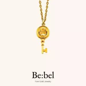순금목걸이 11.25g(3돈 세돈) 24k 여자 디자인 열쇠 비벨