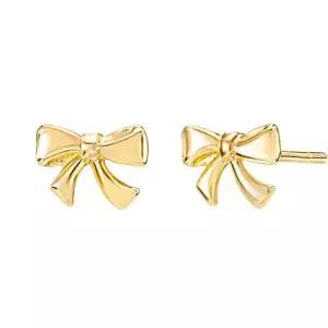 [니지쥬얼리] 14K GOLD 블러쉬 리본 이어링
