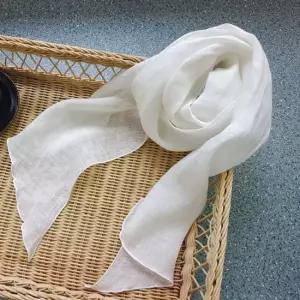 아레니아 스카프 비치 숄 린넨 롱 머플러 마 여름 엄마 목도리