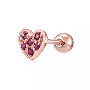 [니지쥬얼리] 14K PINK GOLD 피어싱_38_4mm