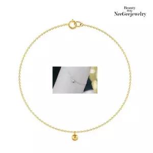 [니지쥬얼리] 14K GOLD 드롭골든볼팔찌