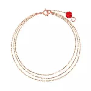 [니지쥬얼리] 14K GOLD /14K PINK GOLD 판타스틱볼 3줄체인 팔찌