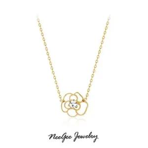 [니지쥬얼리] 14K GOLD 로사로즈 목걸이
