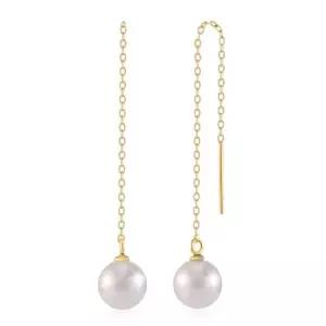 [NeeGee] 14K GOLD 스와로브스키 진주 드롭 이어링