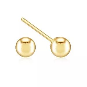 [니지쥬얼리] 14K GOLD 3mm 골든볼 이어링