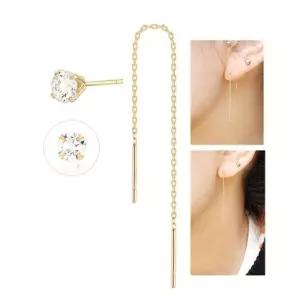 [NeeGee] 14K GOLD 그녀체인로맨스이어링