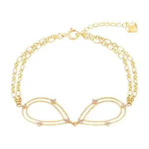 14K GOLD 폴딩 하트 팔찌 NGB2108200002