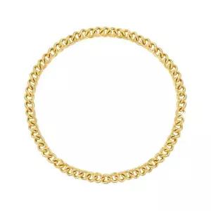[니지쥬얼리] 14K GOLD 커브 체인반지