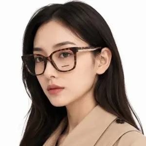 버버리 안경테 BE2347 4075 스퀘어 뿔테 안경