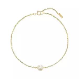 [니지쥬얼리] 14K GOLD 포인트 스와로브스키진주 팔찌