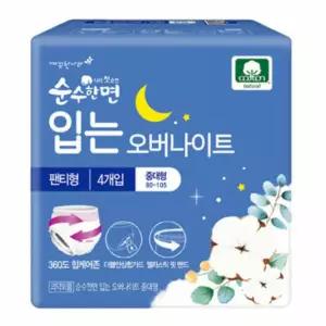 [순수한면] 입는 오버나이트 중대형 4px6팩