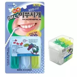 가는요지 이쑤시개 사각통 05용 작은포장 칫솔용품 치아관리