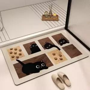 욕실 규조토 발매트 현관매트 바닥 위아 화 부엌 발판
